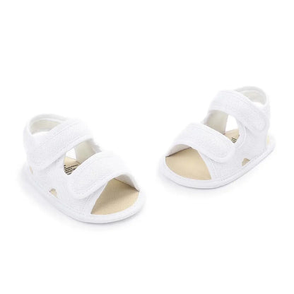 Summer Baby Shoes Newborn Boys Girls Soild Breathable Anti-Slip Sandals Infant
