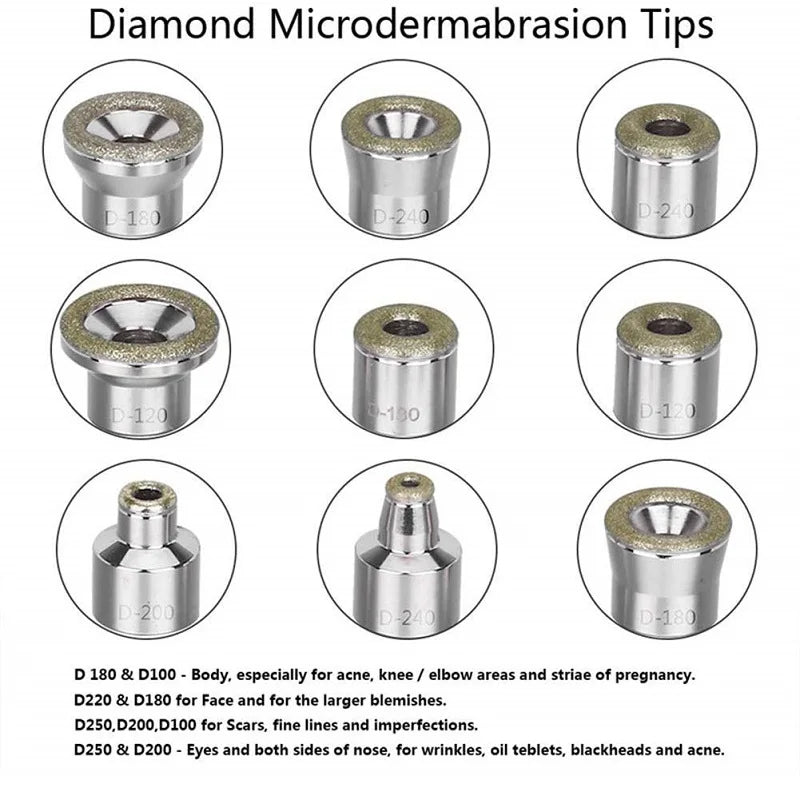 3 IN 1 Diamond Dermabrasion Microdermabrasion Machine kin Care Rejuvenation Device