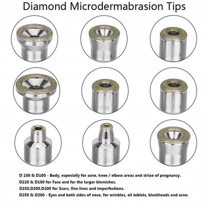 3 IN 1 Diamond Dermabrasion Microdermabrasion Machine kin Care Rejuvenation Device