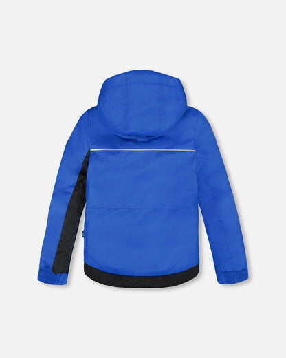 Two-Piece Play Snowsuit With Contrast Jacket Black-3