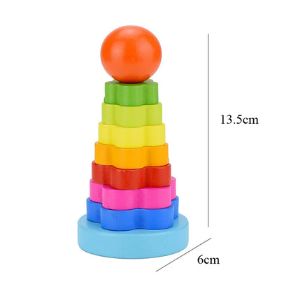 Montessori Baby Toys Kids 3D Wooden Puzzles Early Learning Baby Games Toys