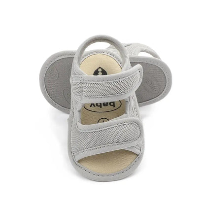Summer Baby Shoes Newborn Boys Girls Soild Breathable Anti-Slip Sandals Infant