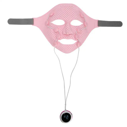 Electric Massage Beauty Mask 3D Silicone Mask EMS Vibrating Facial Acupuncture Massager