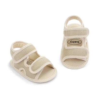 Summer Baby Shoes Newborn Boys Girls Soild Breathable Anti-Slip Sandals Infant