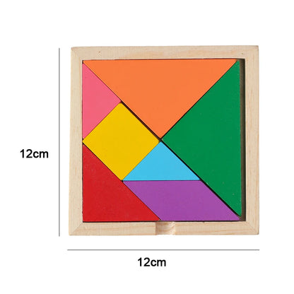 Montessori Baby Toys Kids 3D Wooden Puzzles Early Learning Baby Games Toys
