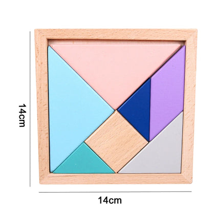 Montessori Baby Toys Kids 3D Wooden Puzzles Early Learning Baby Games Toys