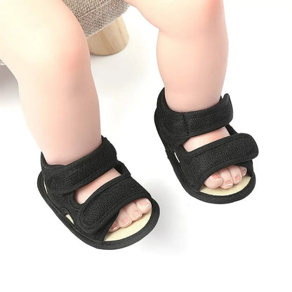 Summer Baby Shoes Newborn Boys Girls Soild Breathable Anti-Slip Sandals Infant