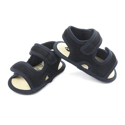 Summer Baby Shoes Newborn Boys Girls Soild Breathable Anti-Slip Sandals Infant