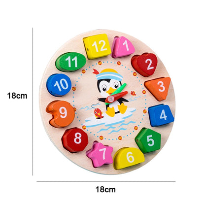 Montessori Baby Toys Kids 3D Wooden Puzzles Early Learning Baby Games Toys
