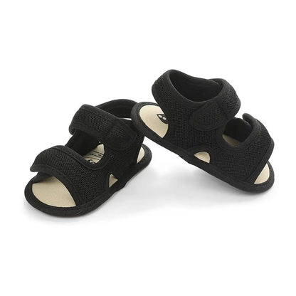 Summer Baby Shoes Newborn Boys Girls Soild Breathable Anti-Slip Sandals Infant