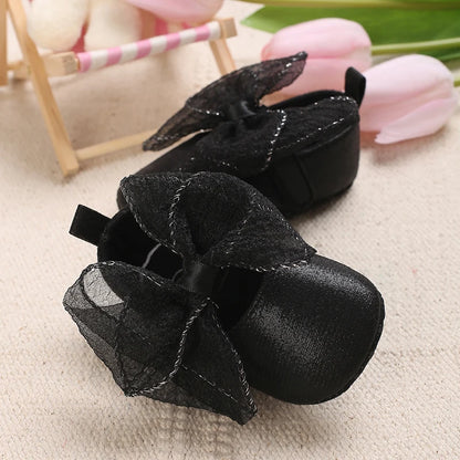 Soft Cotton Lace Baby Girl Princess Shoes 2023 Newborn Moccasins Shoes Cotton Sole