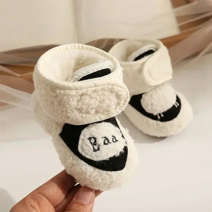 Warm Infant Toddler Crib Snow Boots Soft Comfortable Infant Girls Boys Anti-Slip Socks Slipper