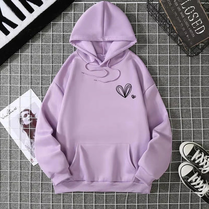 Women Graphic Love Hoodie 