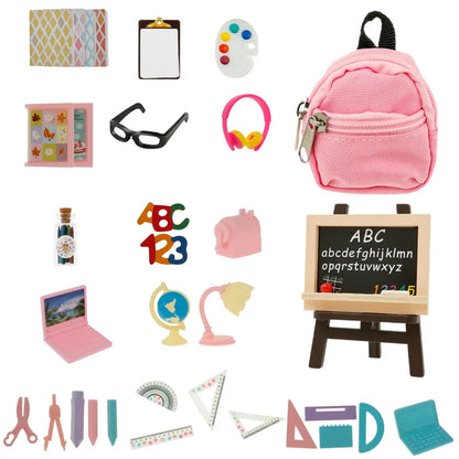 Mini Doll School Supplies
