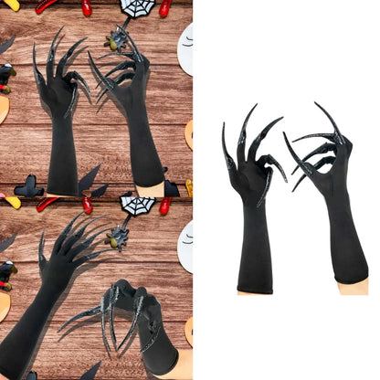 Halloween Long Nails Gloves