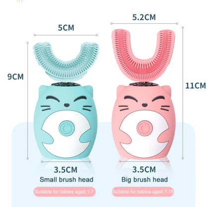 Sonic Electric Toothbrush Kids U-shaped Smart 360 Degrees Ultrasonic Tooth Brush Teeth Whitening
