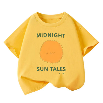 Kids Cartoon Print T-shirt