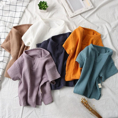 Summer Kids Solid T-Shirt