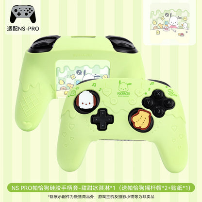 New Sanrio Cinnamoroll Kuromi Pochacco Cartoon Ps5 Ns Pro Kawaii Switch Pro Gamepad