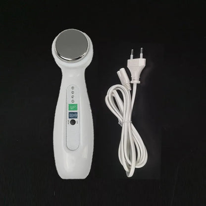 Skin Care Ultrasonic Vibrate Face Scrubber Massager Ultrasound Facial Pore Cleaner Body