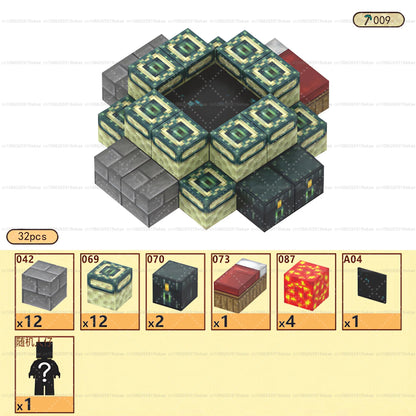 Magnetic Building Blocks Mine World Magnet Cube Set for Boy Girl Kid Age 3+ DIY Model