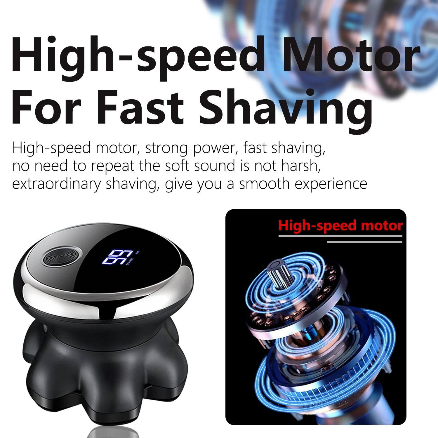 Cordless Head Shaver for Men