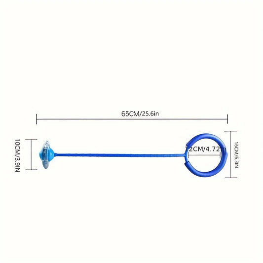 1Pc Children Flashing Jump Ring Sports Bouncing Ball Foldable Flashing Bouncing Ball
