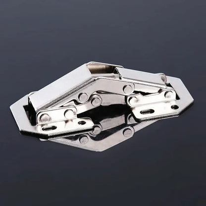 4/10pcs Cabinet Hinge 90 Degree 3/4in No-Drilling Hole Cupboard Door Hinges Soft/Hard