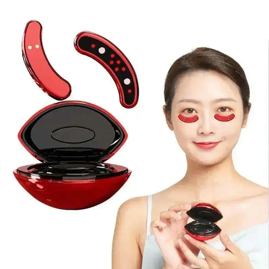 Mini 3D EMS eye area care exercises device EMS LED EYE Patch Eye Skin Renew Anti Aging Device