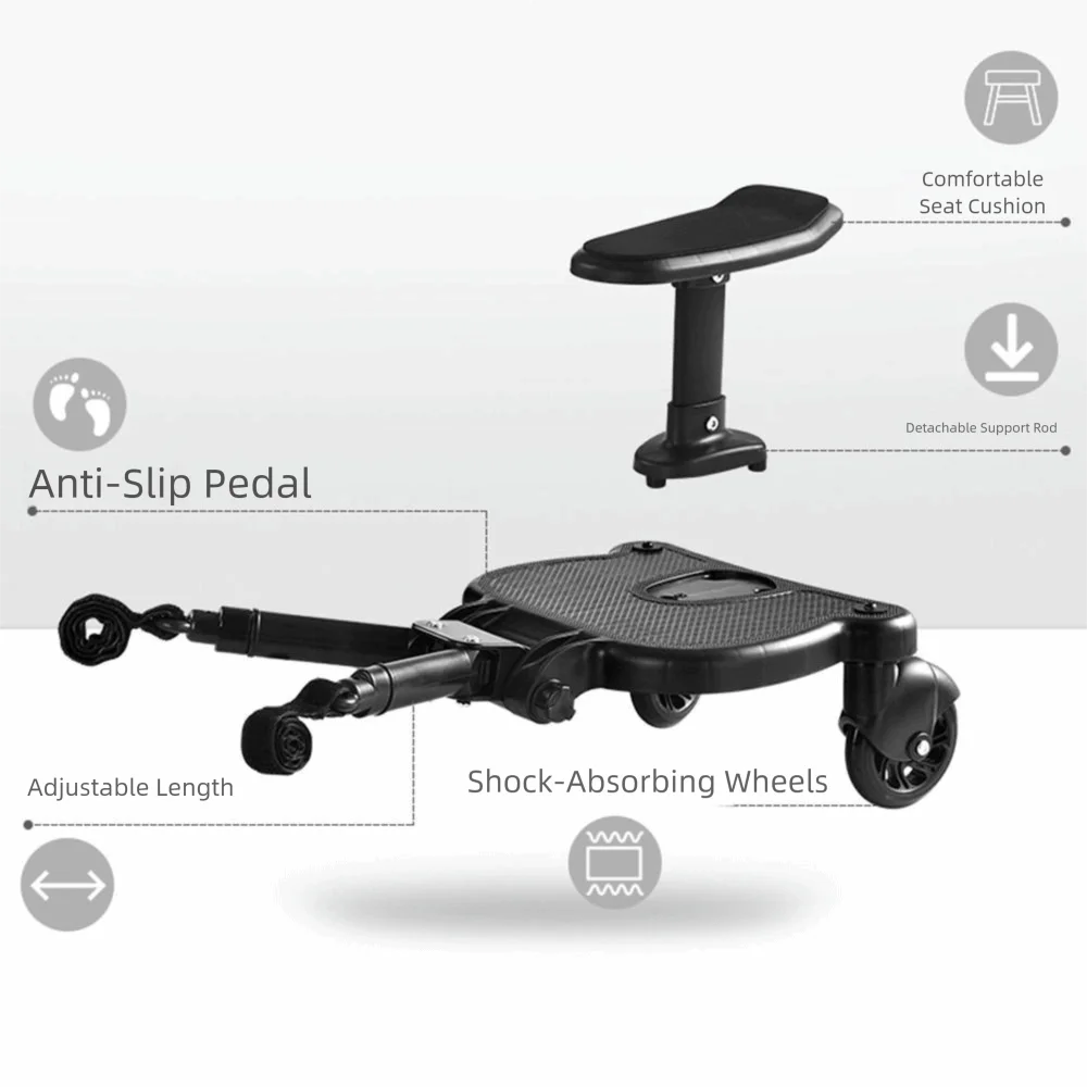 Sit and Stand Stroller Pedal