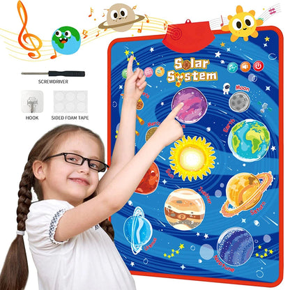 Electronic English Alphabet Wall Chart Talking ABC Letters 123s Music Poster