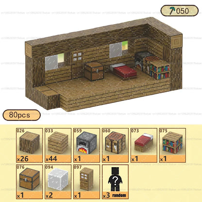 Magnetic Building Blocks Mine World Magnet Cube Set for Boy Girl Kid Age 3+ DIY Model