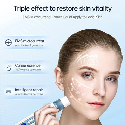 Microcurrent Facial Massage Device Hydra Pen H5 Wireless Automatic Applicator Skin Care