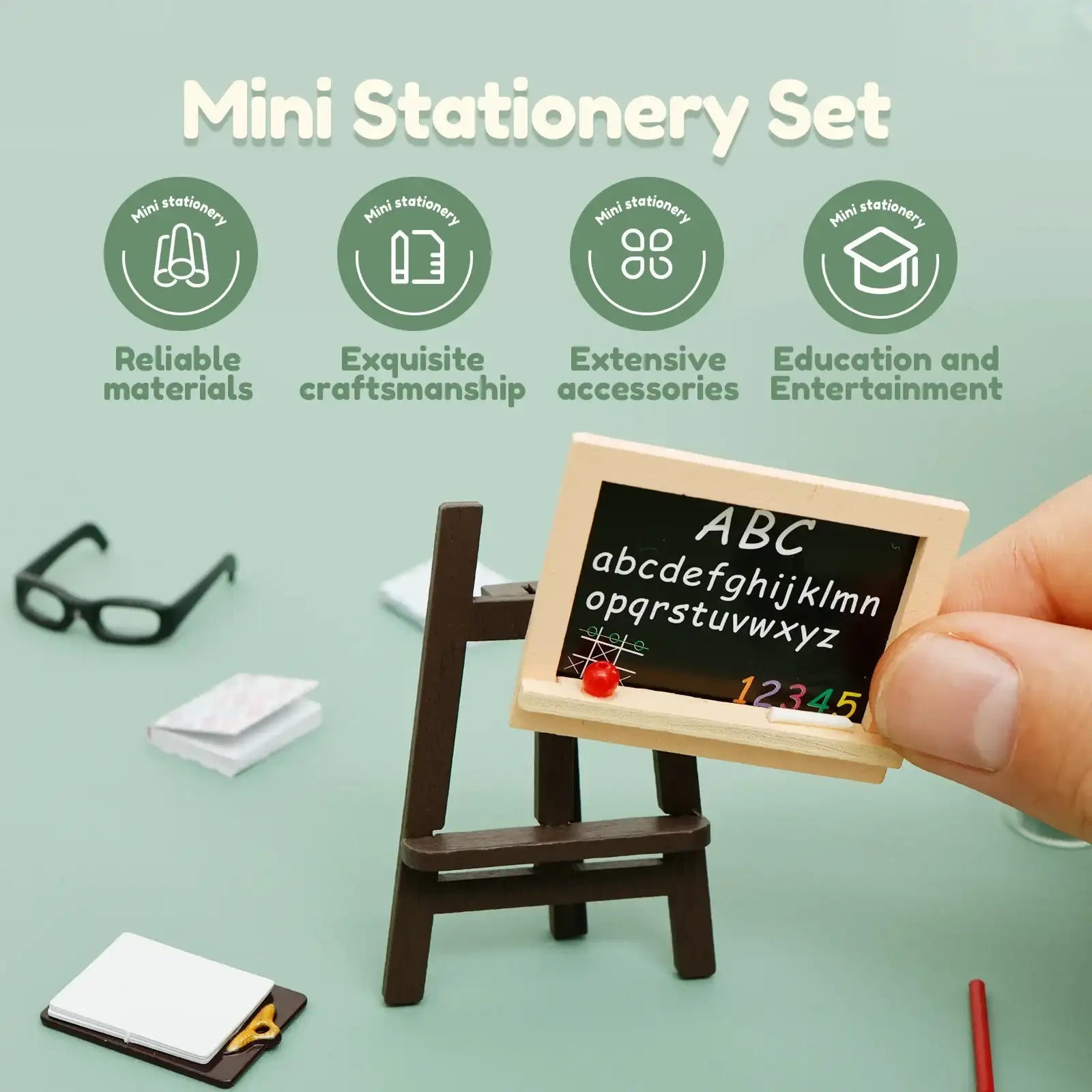 Mini Doll School Supplies