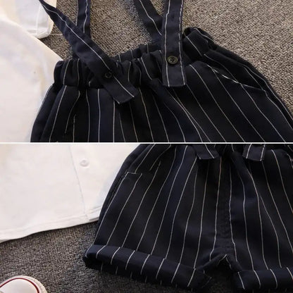 Boys Tee and Overalls Clothing Set