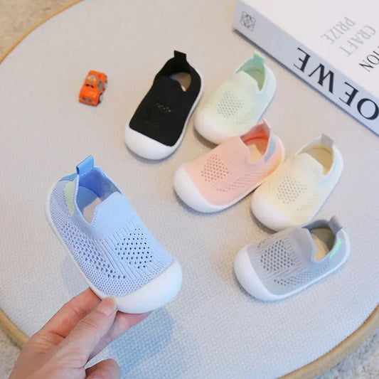 Candy Color Fashionable Simple Soft Soled Toddler Shoes for Boys and Girls