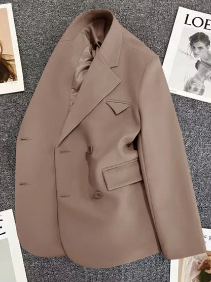 New Spring Autumn Blazer Woman 2024 Chic Elegant Woman Jacket Outerwears Blazers