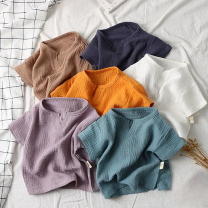 Summer Kids Solid T-Shirt