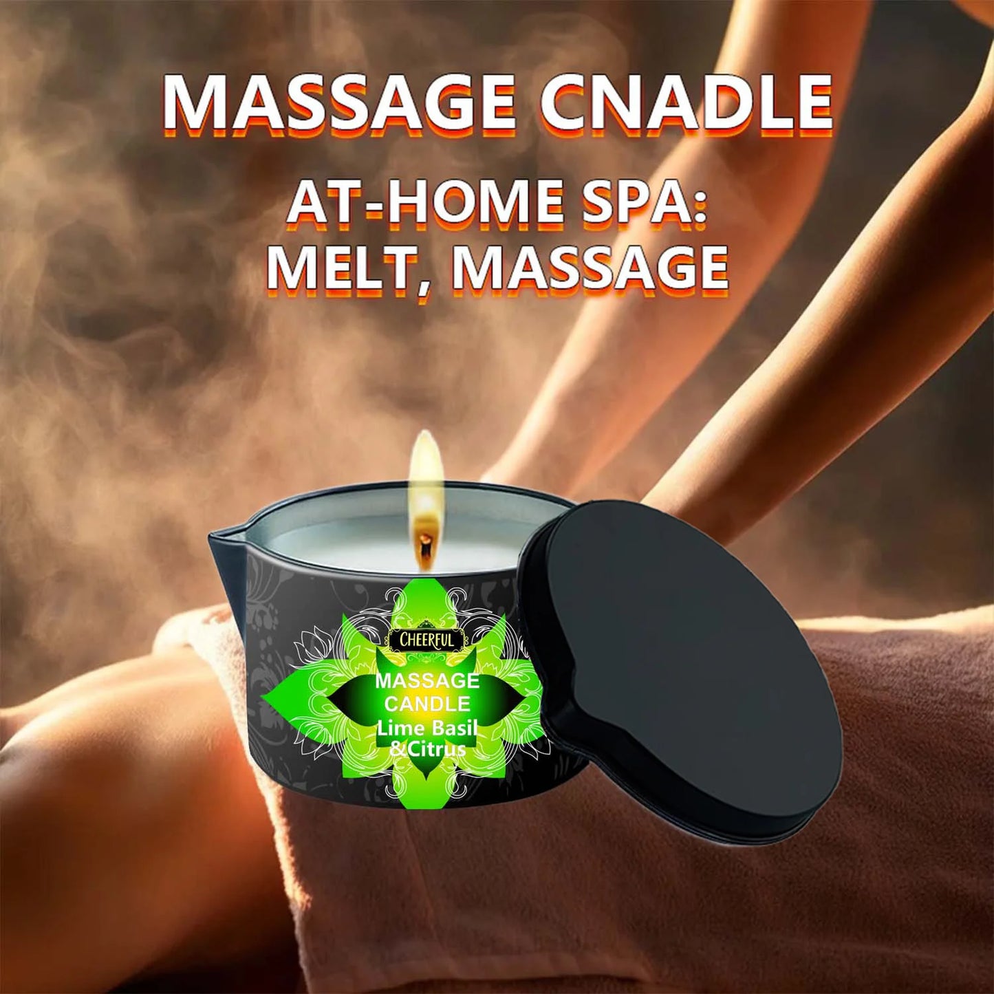 Massage Candle - Soy Wax Aromatherapy Candle