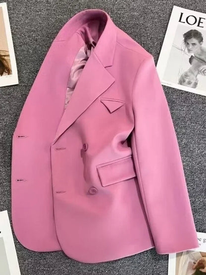 New Spring Autumn Blazer Woman 2024 Chic Elegant Woman Jacket Outerwears Blazers