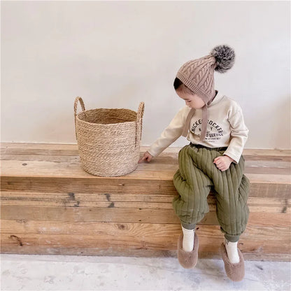 Kids Winter Cotton-Padded Trousers