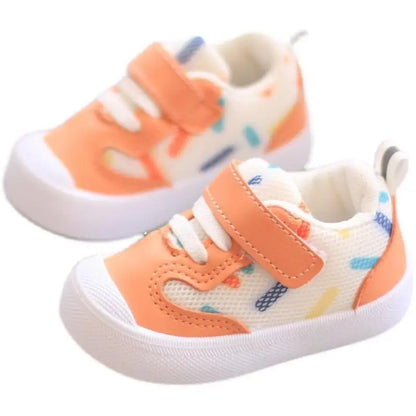 Baby Shoes Mesh Breathable Sneakers Newborn Boys Girls Soft Sole Anti-slip First Walker