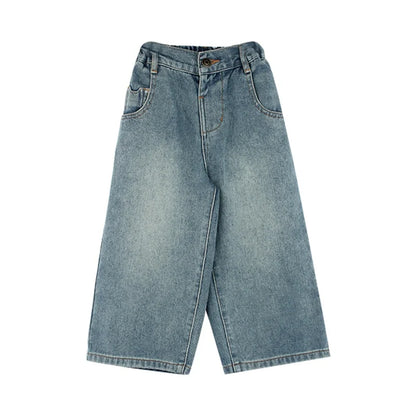 Kids Wide Leg Jeans