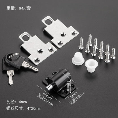 1 set of aluminum alloy telescopic window lock plastic steel sliding window anti-theft lock