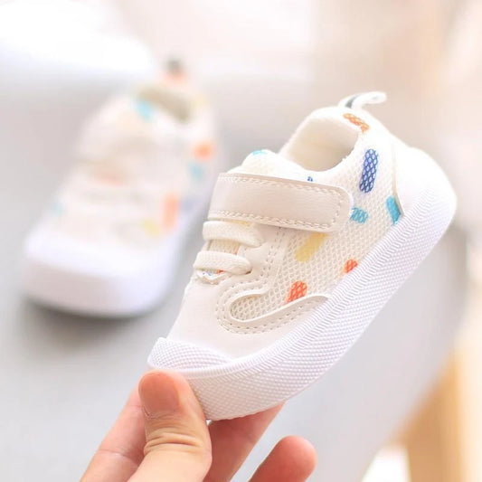 Baby Shoes Mesh Breathable Sneakers Newborn Boys Girls Soft Sole Anti-slip First Walker