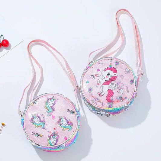 Kids Sequin Crossbody Bag