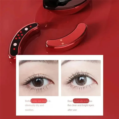 Mini 3D EMS eye area care exercises device EMS LED EYE Patch Eye Skin Renew Anti Aging Device
