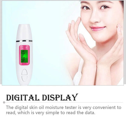 Digital Skin Oil Moisture Tester Face Detector Salon Beauty Device