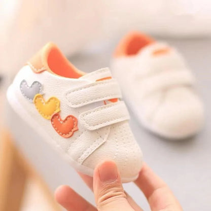 Baby Breathable Shoes Kids White Shoes Boys Girls Toddler Footwear Soft Bottom Baby Boys