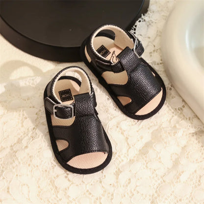 2025 New Toddler First Walker Baby Crib Newborn Baby Summer Sandals Infant Boy Girl